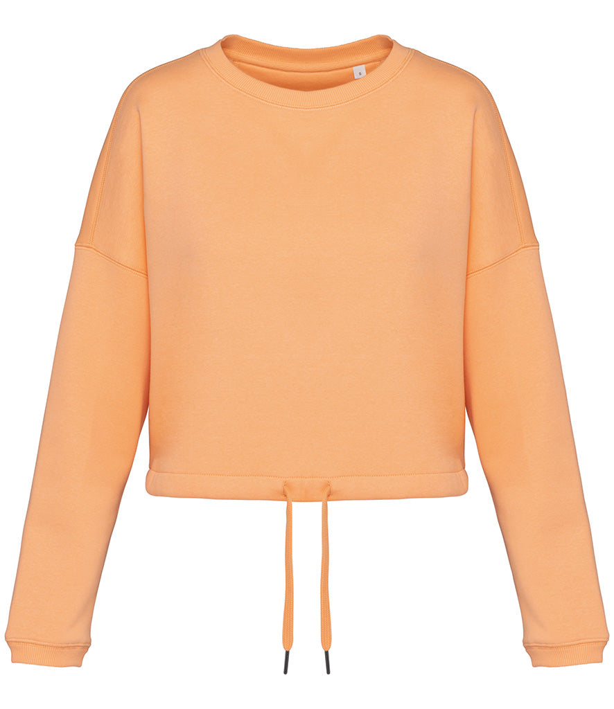 Women's Cropped Organic & Recycled Sweatshirt