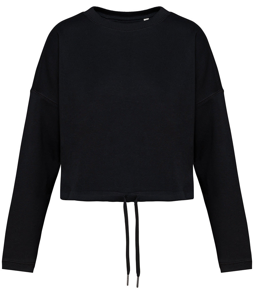 Women's Cropped Organic & Recycled Sweatshirt