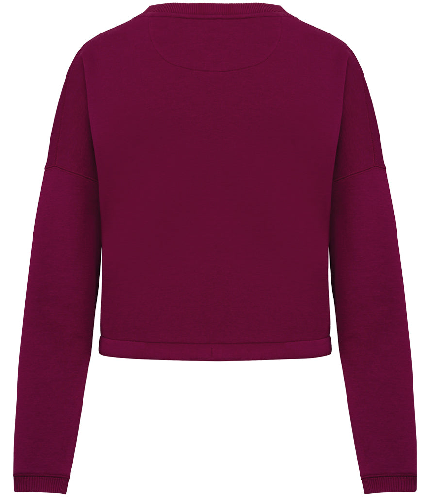 Women's Cropped Organic & Recycled Sweatshirt