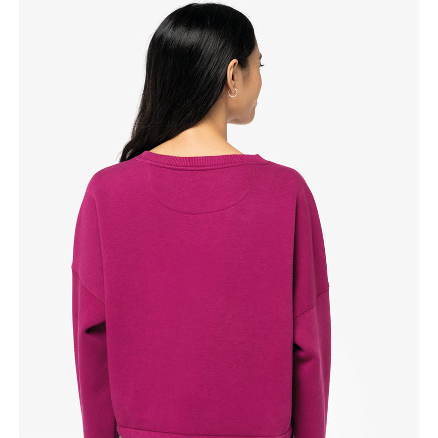 Women's Cropped Organic & Recycled Sweatshirt