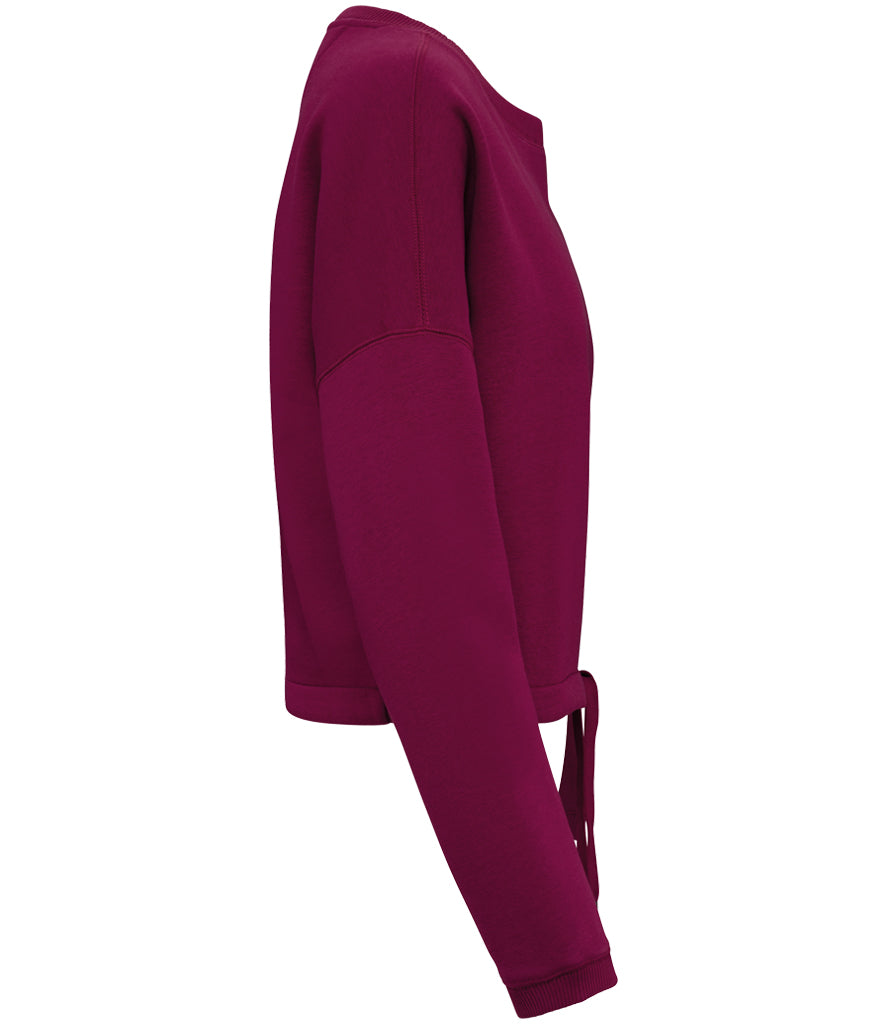 Women's Cropped Organic & Recycled Sweatshirt