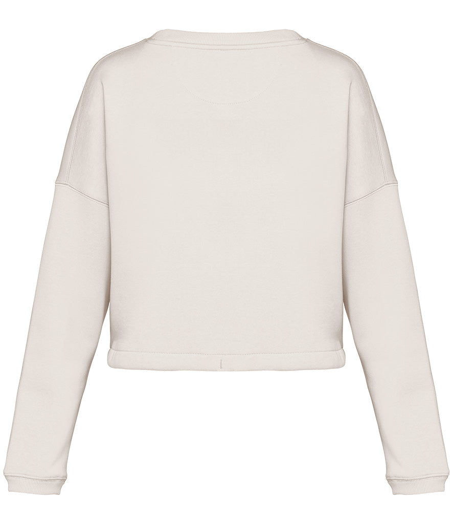 Women's Cropped Organic & Recycled Sweatshirt