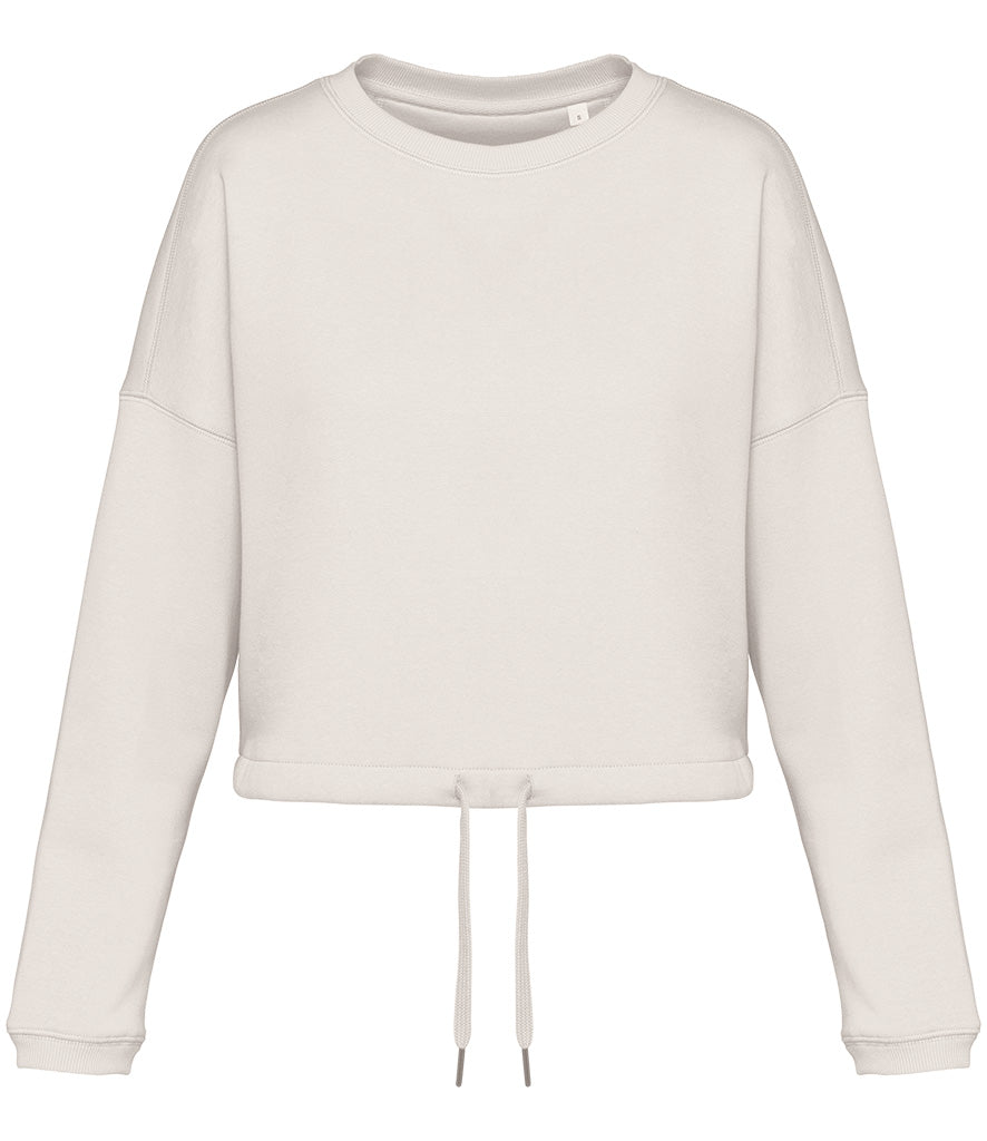 Women's Cropped Organic & Recycled Sweatshirt