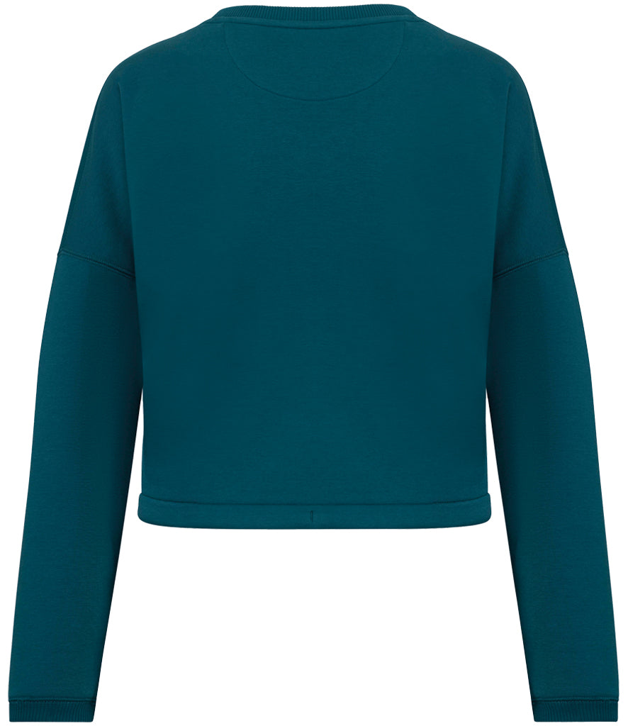 Women's Cropped Organic & Recycled Sweatshirt