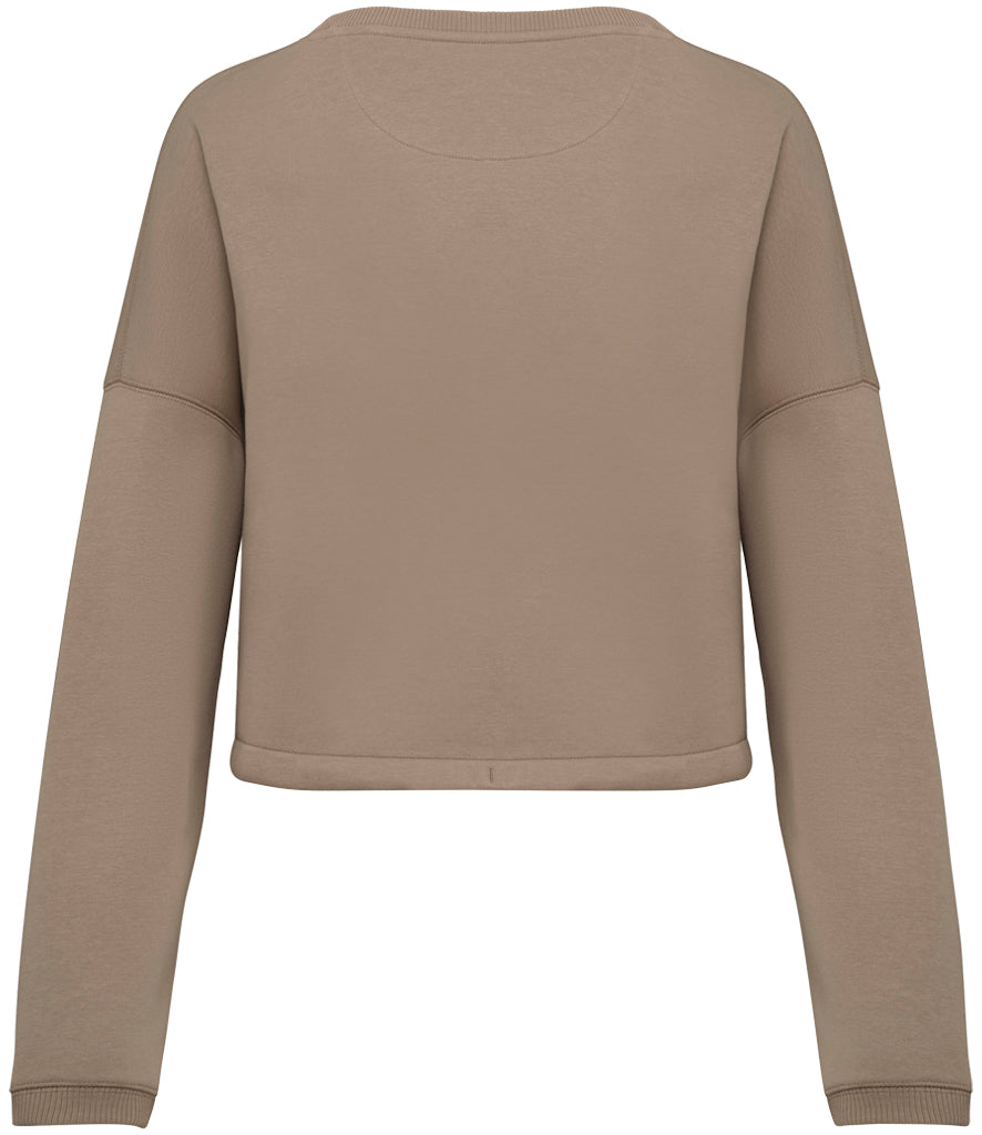 Women's Cropped Organic & Recycled Sweatshirt