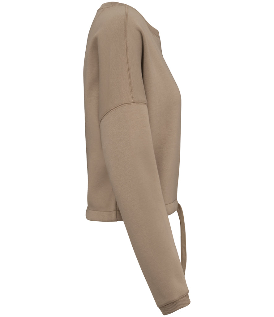 Women's Cropped Organic & Recycled Sweatshirt
